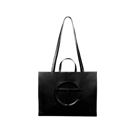 Tellfar Large Black Shopping Bag | Walmart (US)