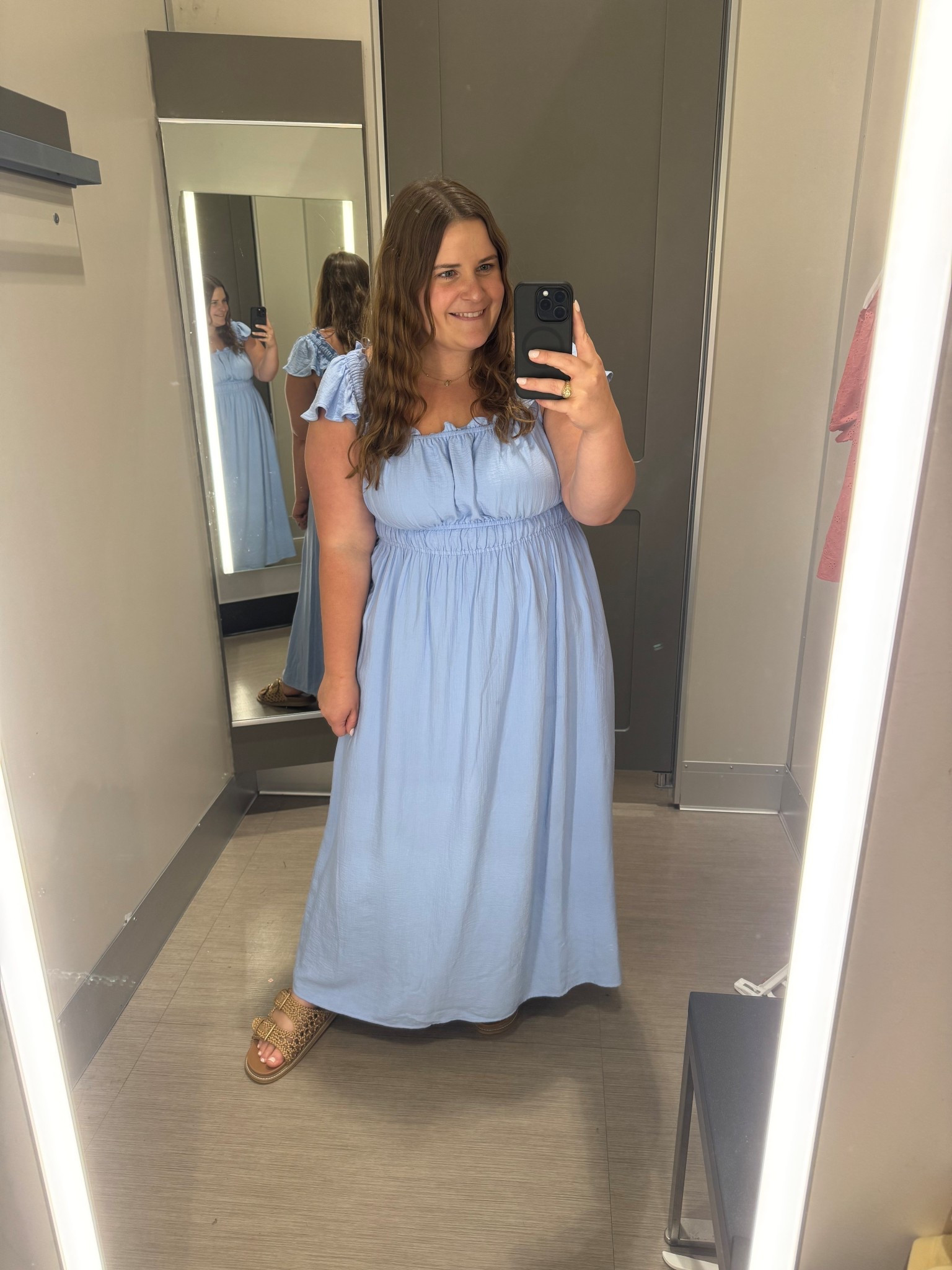 This blue maxi dress from Target is EVERYTHING🤩 I’m 5’1 and a size 16 I’m wearing an xl but I bought it in a large

#LTKootd #LTKPlusSize #LTKMidsize