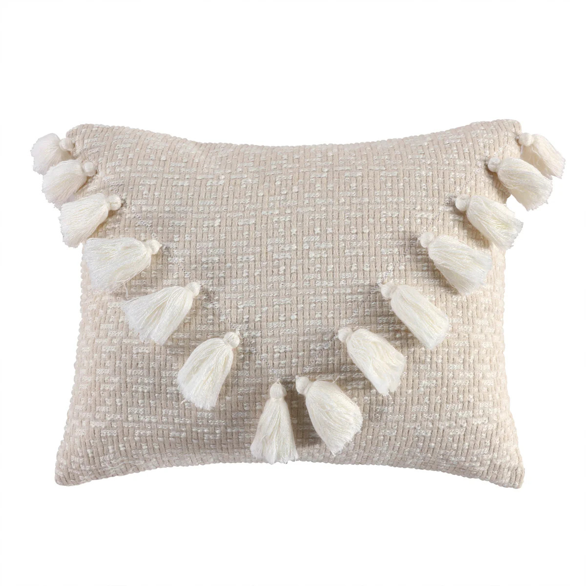 Mills Waffle Textured Tassel Pillow | Levtex Home