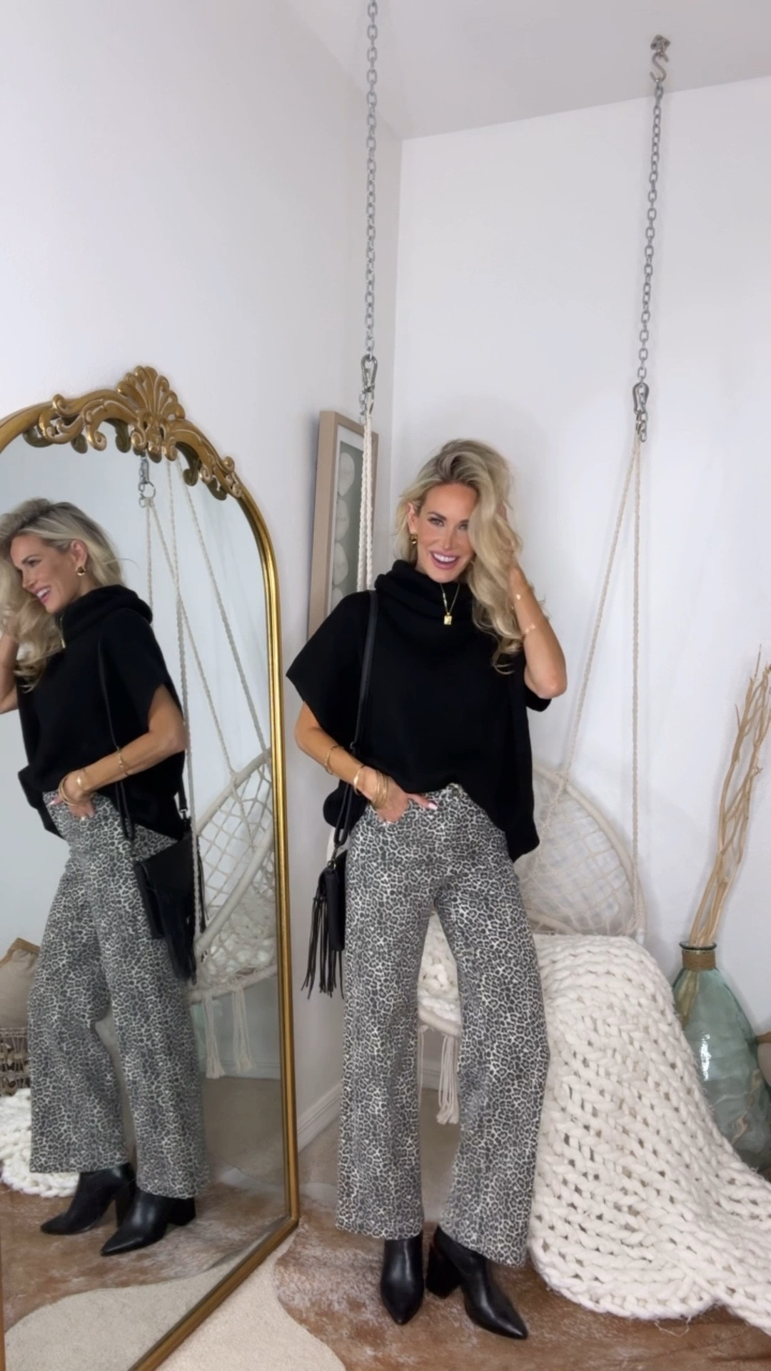 #sweater #leopardpants 

#LTKmomlife