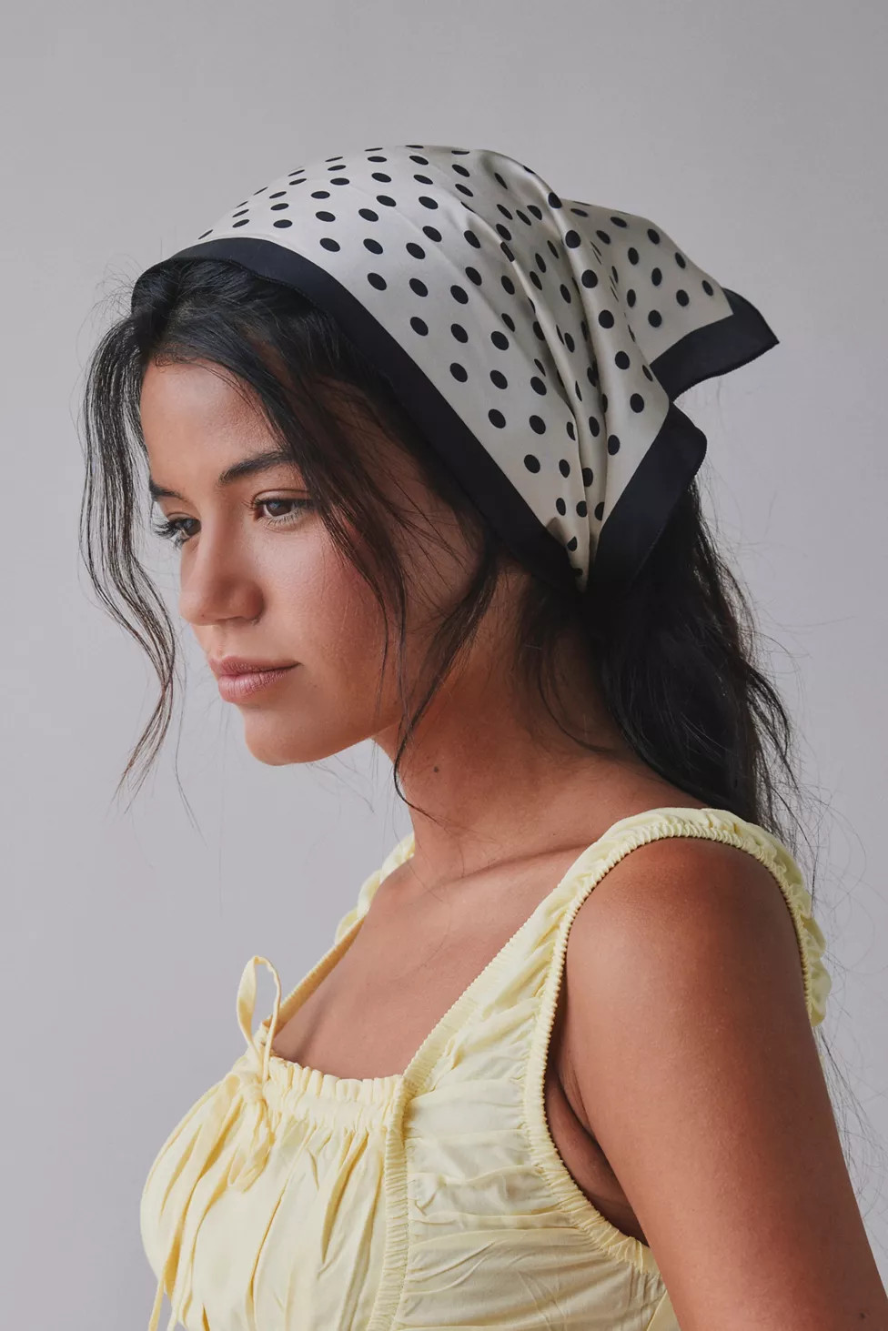 Polka Dot Satin Headscarf | Urban Outfitters (US and RoW)