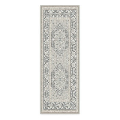 Ruggable Hendesi Heriz Washable Persian Runner Rug - Abalone 2'6"x7'. | Target