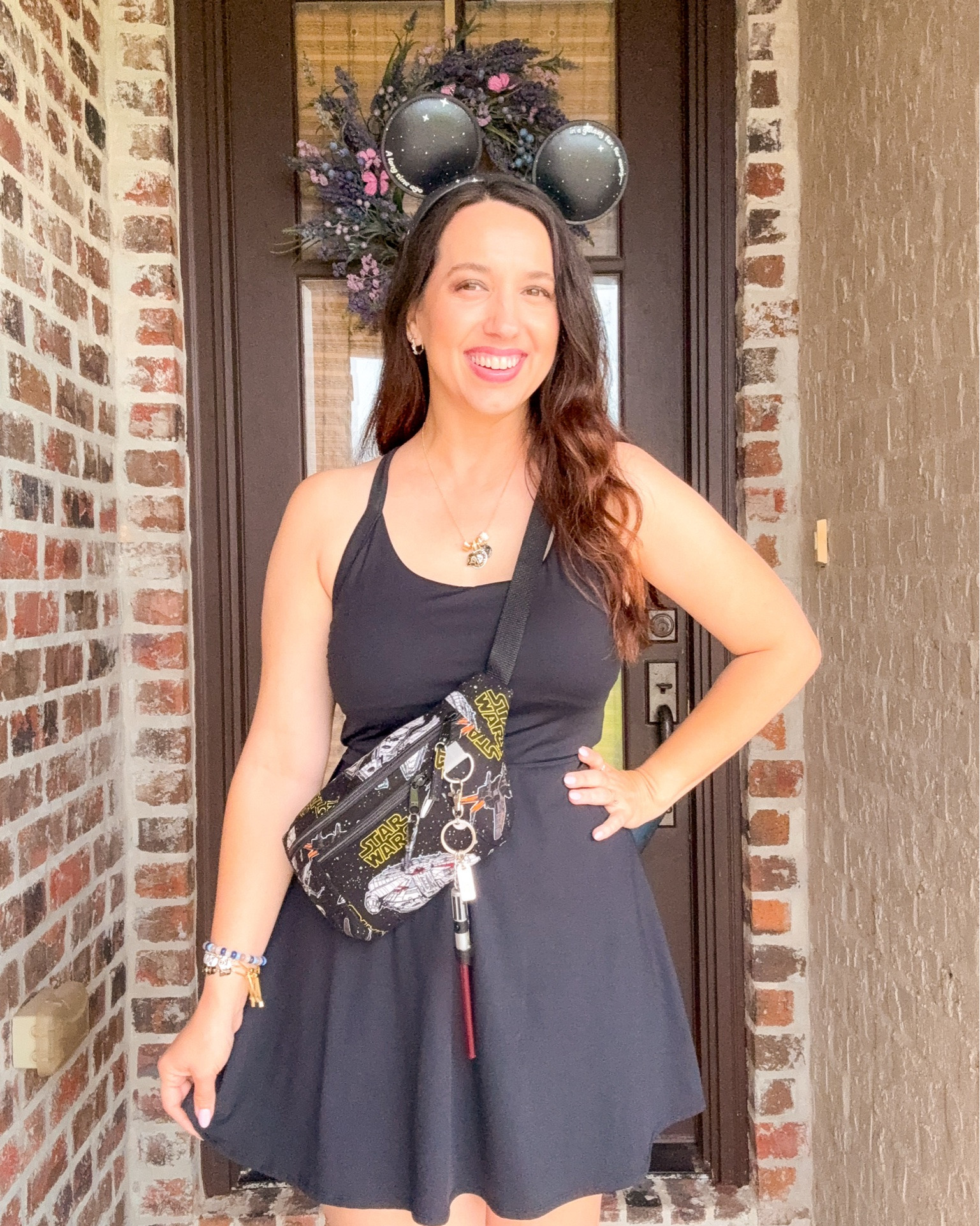 Dark side style but make it cute ✨🖤
Sharing all the details from this Darth Vader inspired look from May the 4th — same bag not available but linked alternates

#LTKMothersDay #LTKootd #LTKmomlife