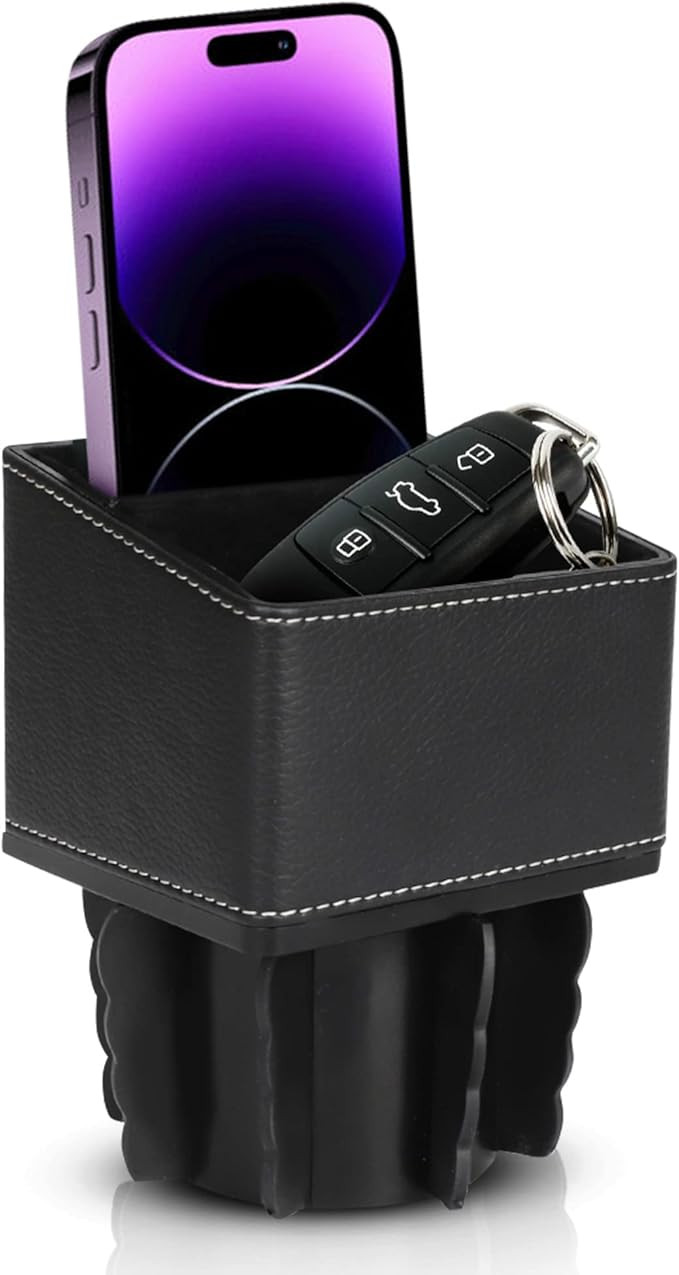 SUPERIOR ESSENTIALS Car Phone Holder & Key Storage Expander for Cupholder - Universal Size Phone ... | Amazon (US)
