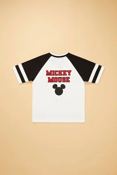 Kids Disney Mickey Mouse Raglan Tee (Girls + Boys) | Forever 21