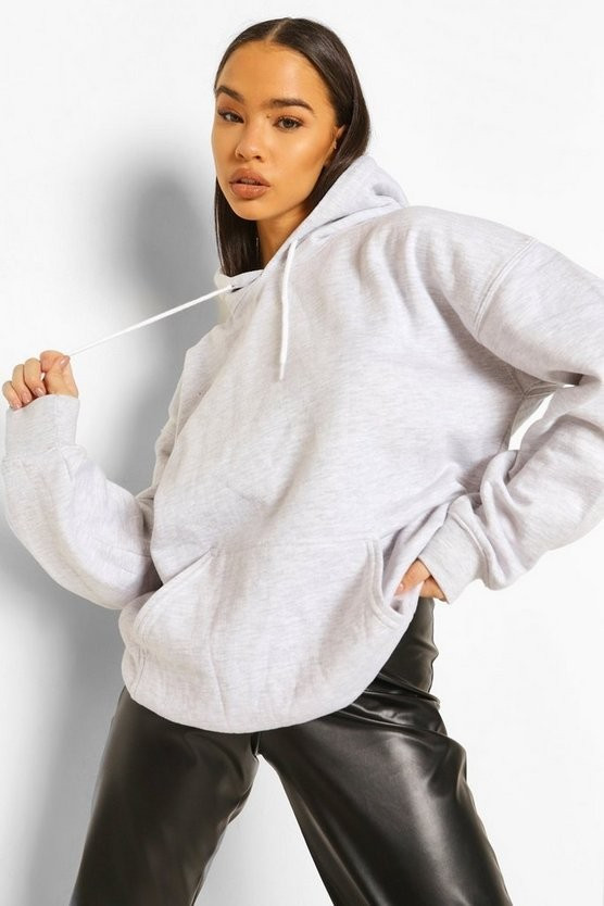Ash Grey Hoodie | Boohoo.com (US & CA)