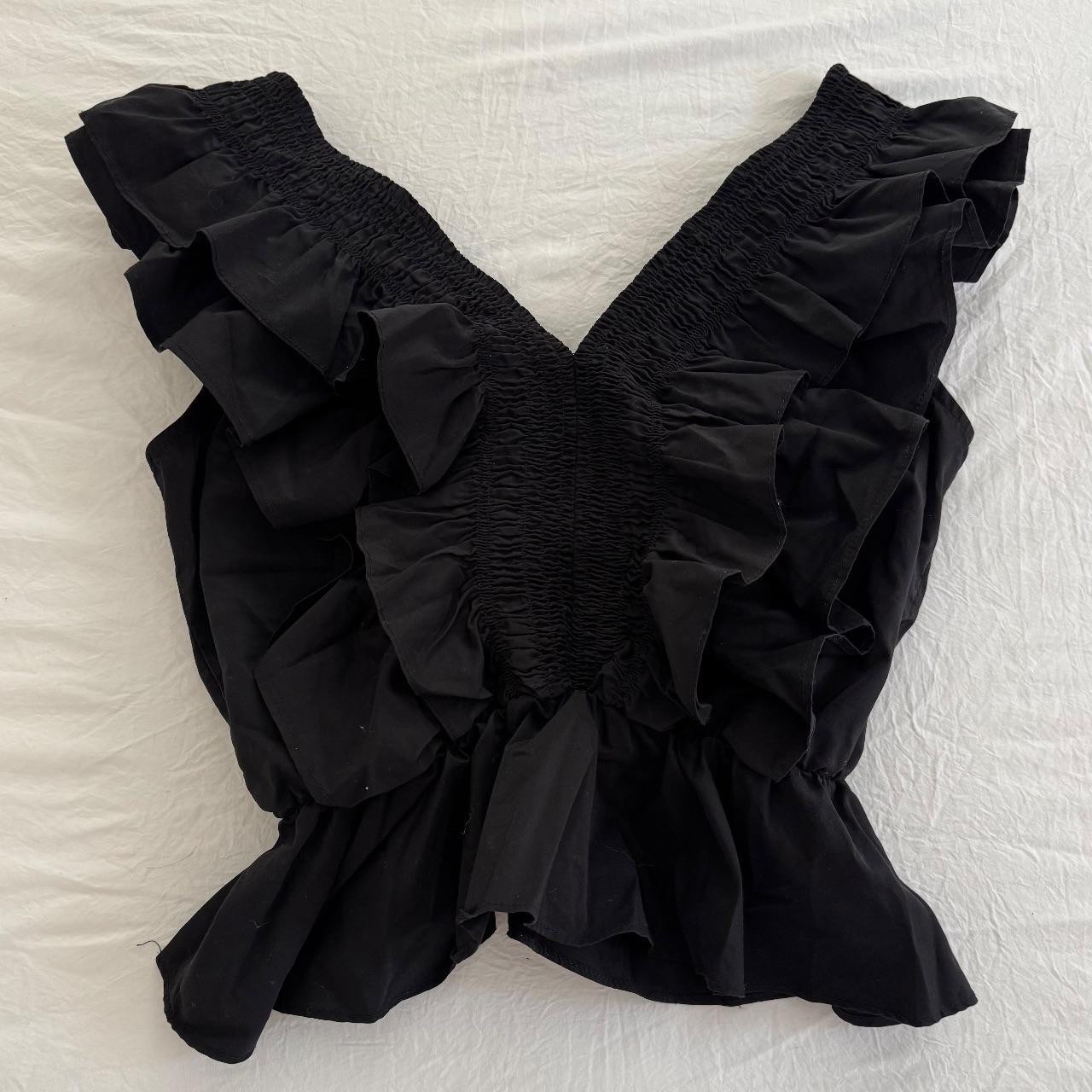 Betsey Johnson Women's Tank top - Black - S | Depop US