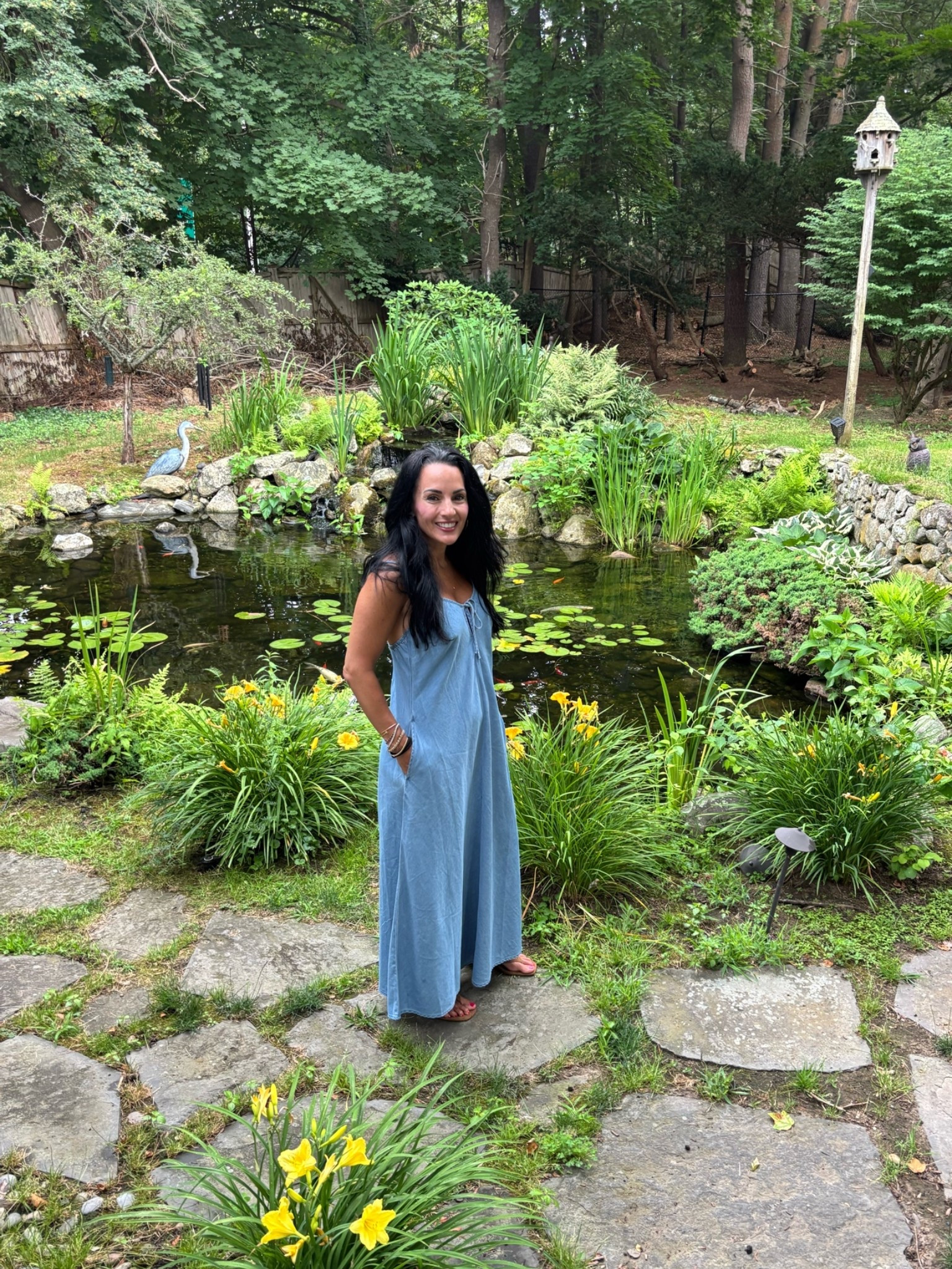 Chambray maxi dress on sale $24

#LTKootd #LTKSaleAlert #LTKOver40