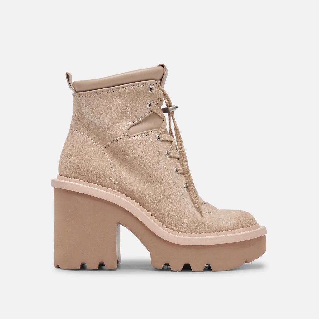 DOMMIE BOOTS TAUPE SUEDE | DolceVita.com