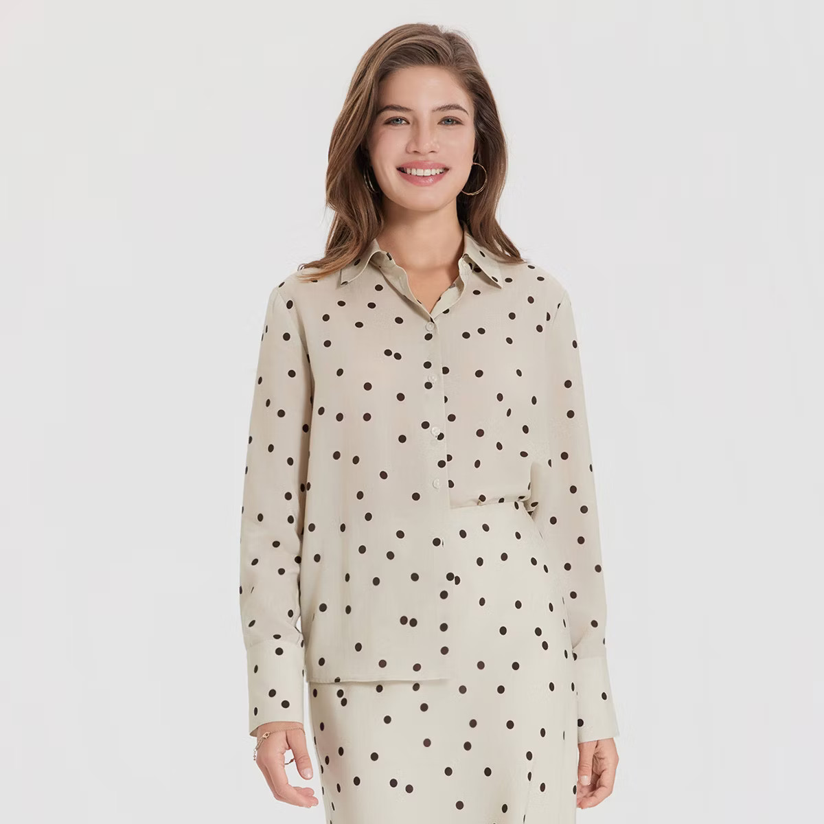 Women's Long Sleeve Collared Blouse - A New Day™ | Target