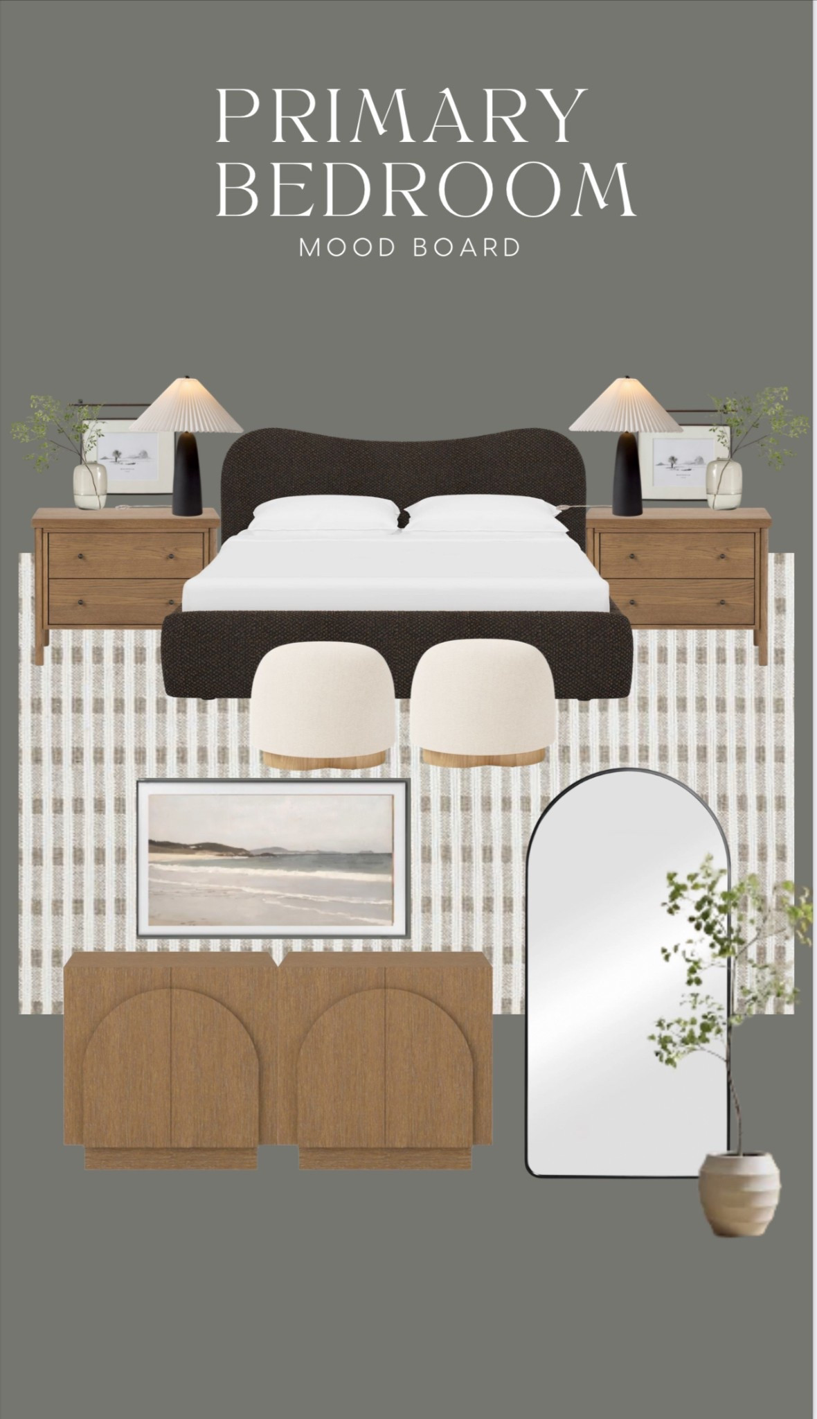 This was also shared during my cold wall series! This is a primary bedroom with a warmer design. Used warmed wood tones, and a warmer toned rug to help the space feel less “cool”  

#LTKStyleTip #LTKSeasonal #LTKHome