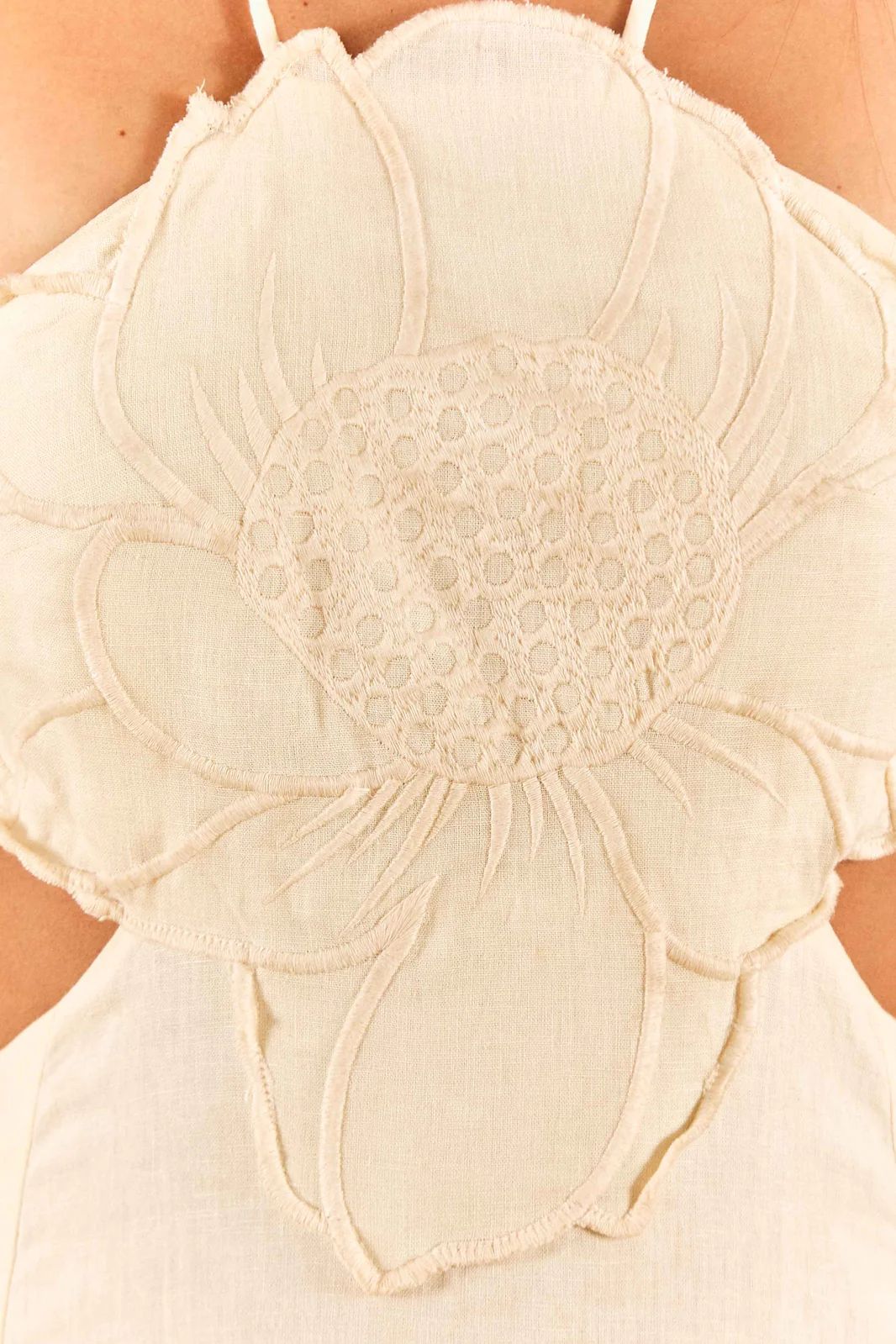 Flower Top Cut Out Midi Dress | FarmRio
