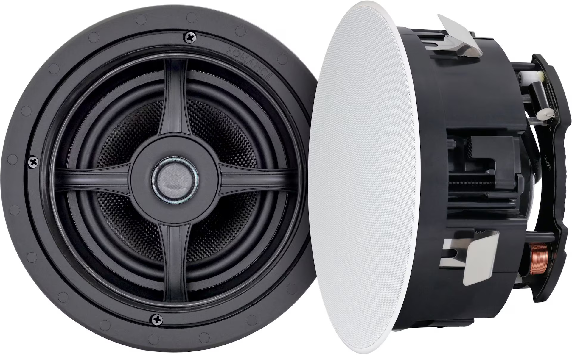 Sonance MAG6R Mag Series 6-1/2" 2-Way In-Ceiling Speakers (Pair) Paintable White 93222 - Best Buy | Best Buy U.S.