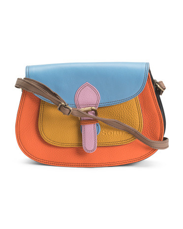 Leather Gemma Medium Crossbody | TJ Maxx