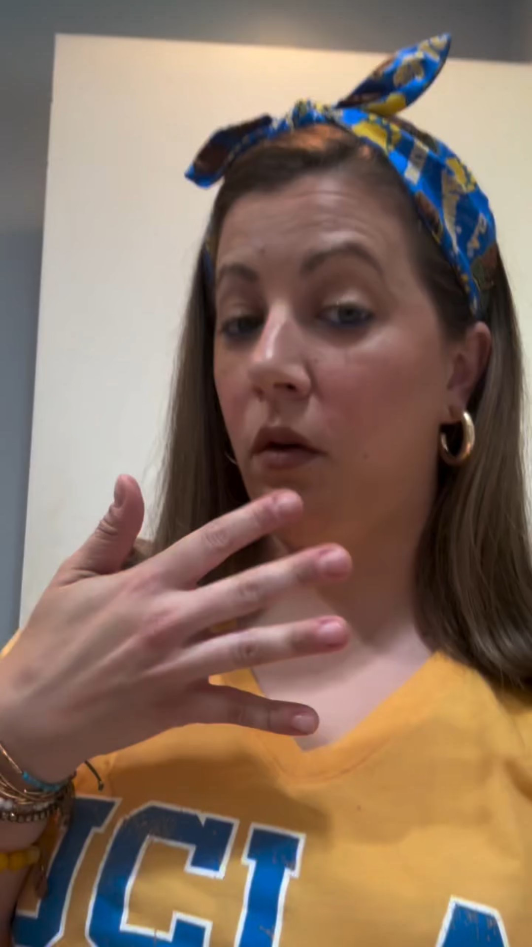 Throwback to #marchmadness at @uclawbb Sweet 16 game. This outfit makes for the perfect look for the Football season too and of course topped it off with press on nails from @kissnails @impressnails. Combining  sports with my love of beauty and fashion is so much fun and brings so much joy! #throwbacknothursday #throwback #footballseason #footballstyle #ootd #lookoftheday #gobruins #ucla #uclaathletics #gameday #gamedayinspo #basketball #football #baseball

#LTKFindsUnder50 #LTKStyleTip #LTKBeauty