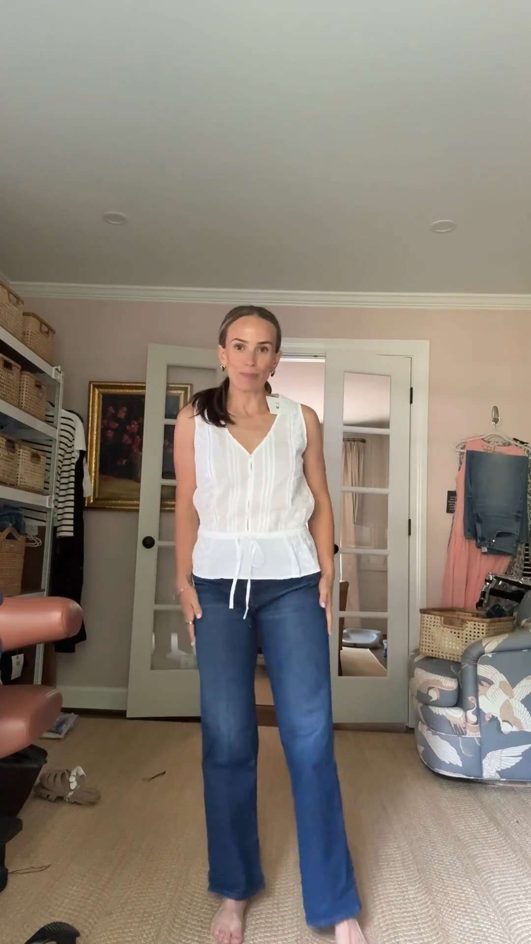 These are Mother and feel like a proper fit. They fit great. I am wearing a size 27.

#LTKmomlife #LTKOver40 #LTKPetite