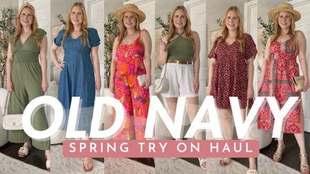Old Navy Spring Try On Haul 2024 - what’s new at old navy for spring // spring dresses at old navy - all size medium! Fit TTS.



#LTKmidsize #LTKfindsunder50 #LTKSeasonal