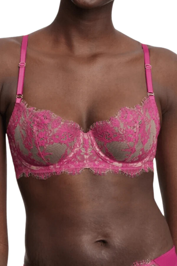 Entice Balconette Bra - Pink Berry | Chérie Amour