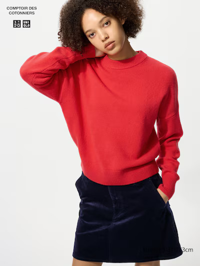Lambswool Crew Neck Jumper | UNIQLO (UK)