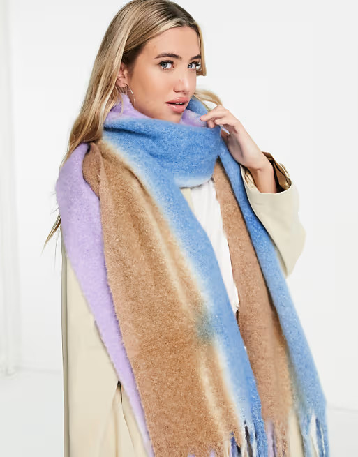 My Accessories London Exclusive supersoft scarf in pastel tie-dye | ASOS (Global)