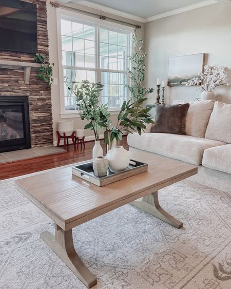 Cozy Modern Organic Family/Living Room. THE BEST sofas on the market… and so affordable! Comfortable large modern style sofas with soft fabric in neutral tones. Soooo good!
Target coffee table.

#LTKhome