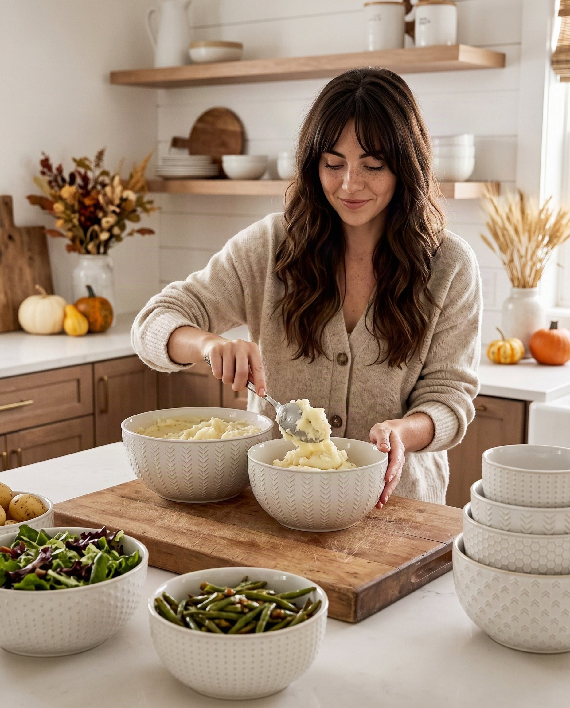 Ceramic Mixing Bowls Set of 4 
BUY HERE: https://amzn.to/4ihNpGJ

#farmhousekitchen #mixingbowl #ceramicbowl #CookingEssentials #servingfood #FoodStorage #CommissionsEarned 

 #LTKfoodie #LTKHome #LTKSaleAlert