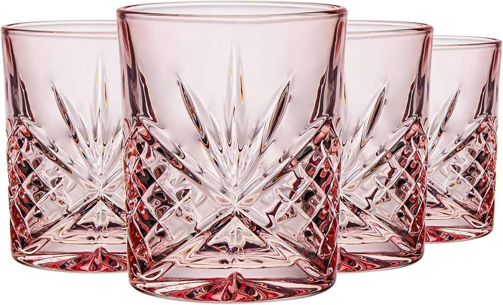 Godinger Whiskey Glasses, Old Fashioned Glasses, Crystal Glass Drinking Glasses, Water Glasses, C... | Amazon (US)