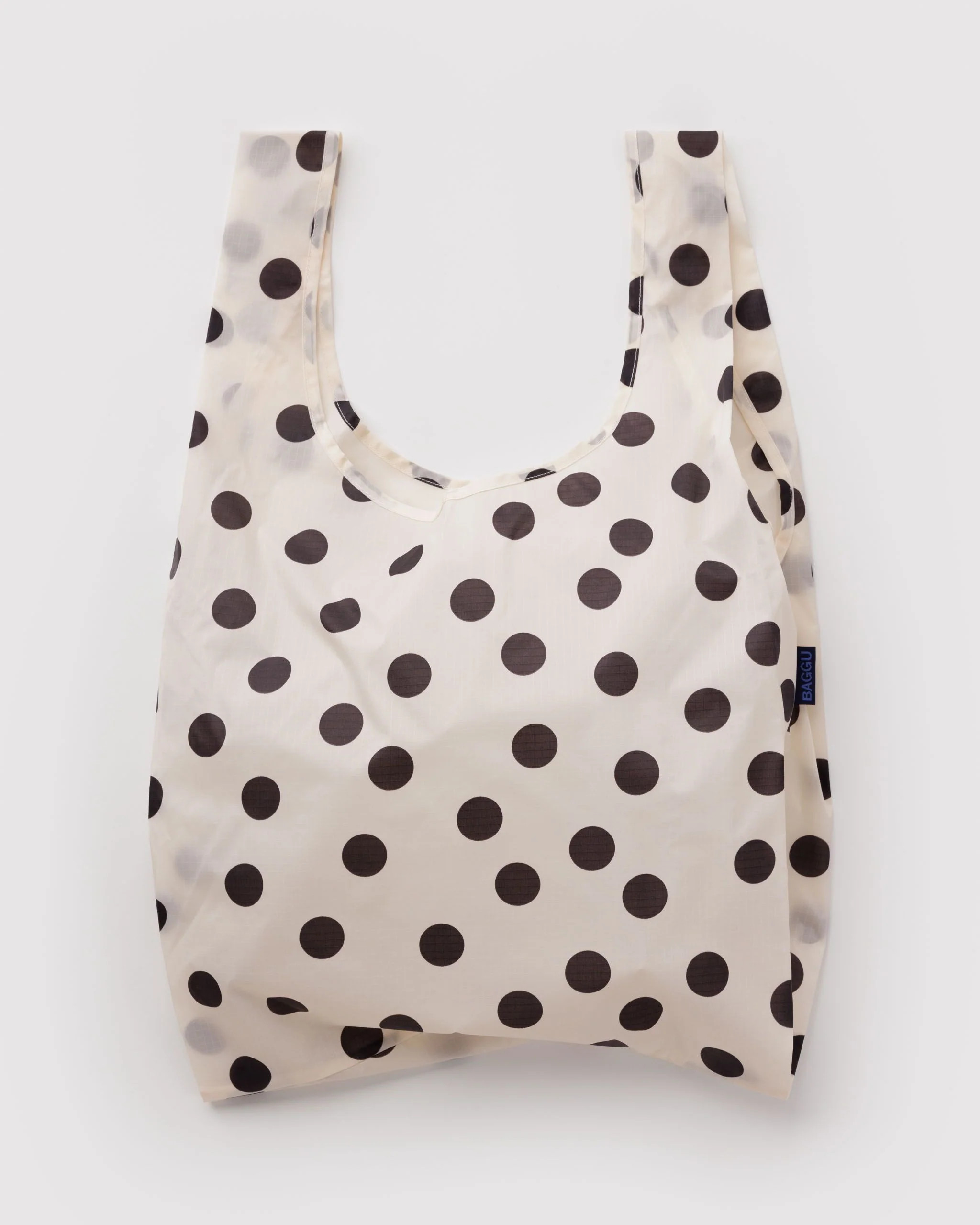 Standard Baggu Cream and Black Polka Dot - Baggu | BAGGU