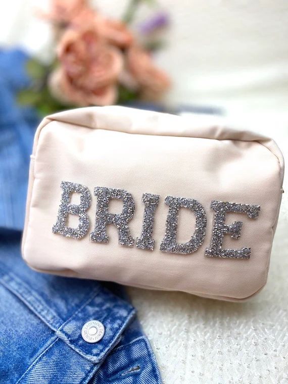 Nylon Makeup Bag Best Friend Gift Bridesmaid Proposal Gift | Etsy | Etsy (US)