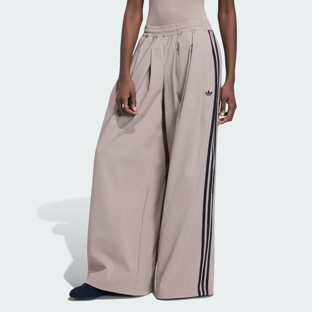 adidas ADILENIUM 5.0 OG ADILENIUM TRACK PANTS WITH PLEATS Chalky Brown L - Womens Originals Pants | adidas (US)
