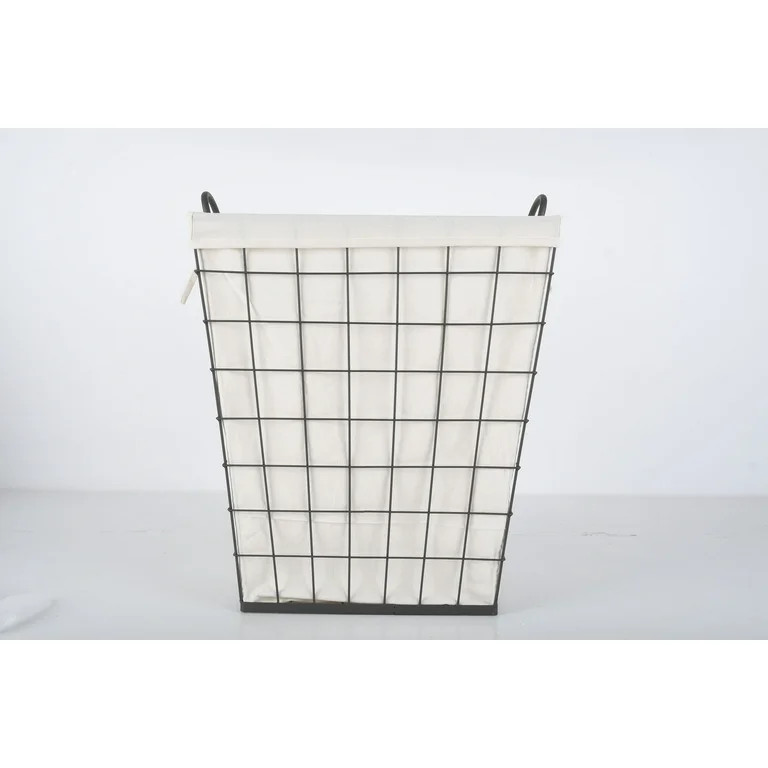 Better Homes & Gardens Heavy-Gauge Wire Laundry Basket, Dark Zinc | Walmart (US)