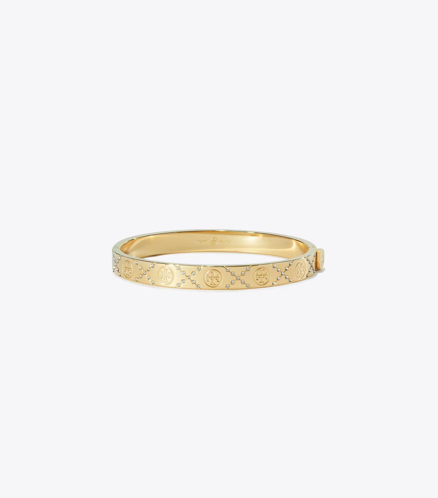 T MONOGRAM PAVÉ HINGE BRACELET | Tory Burch (US)