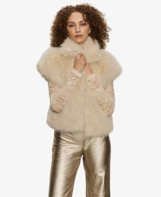 Sanctuary Women's Long-Sleeve Vest Jacket - Almond Cream | Macy's