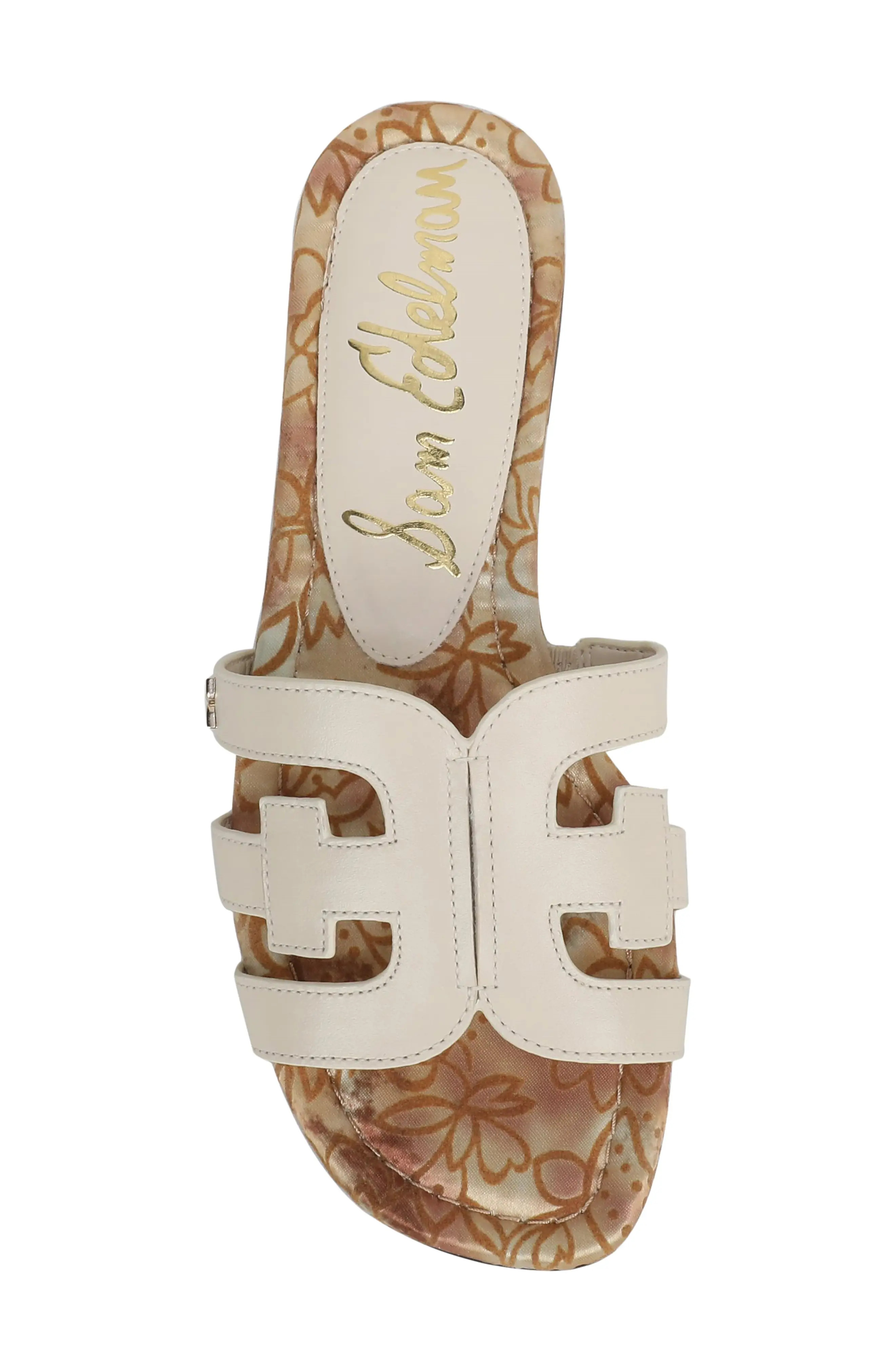 Sam Edelman Bay Cutout Slide Sandal - Wide Width Available in Honey Brown at Nordstrom, Size 7 | Nordstrom