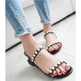 Faux Pearl Sandals | YesStyle (US)
