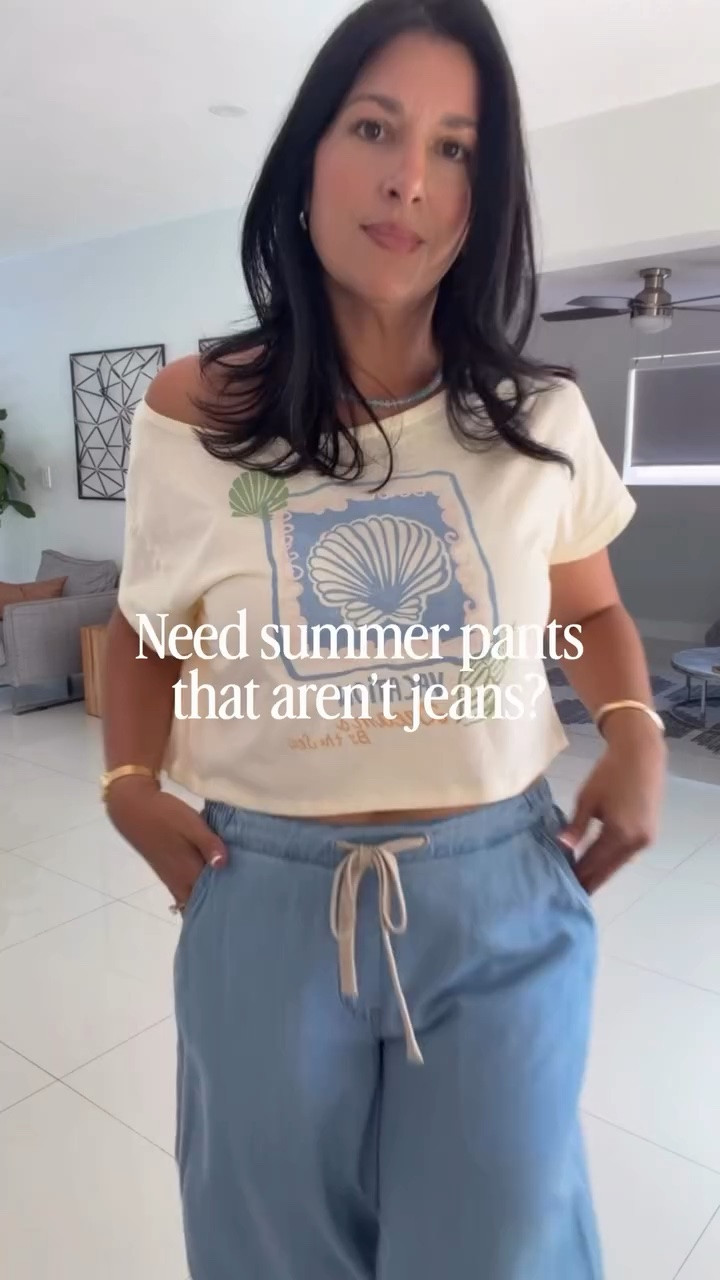 These lightweight Walmart pants are about to be on repeat all summer long ☀️

Whether you’re running errands, traveling, or just trying to stay cool in the summer heat, these pants are easy to dress up or down and pair with so many different tops.

#WalmartFashion #SummerStyle #WalmartFinds #AffordableFashion #SummerOutfits