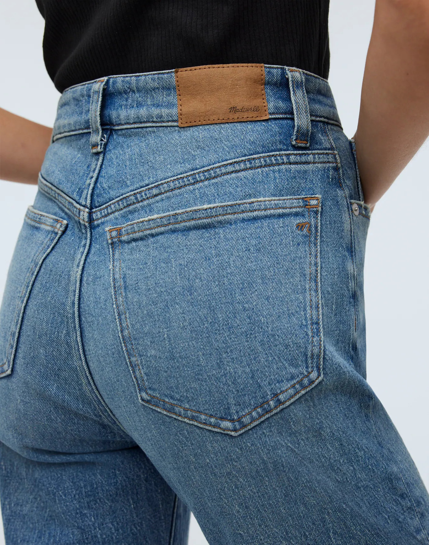 The Tall '90s Straight Jean in Rondell Wash: Crease Edition | Madewell