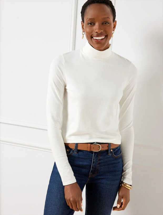 Cotton Turtleneck | Talbots