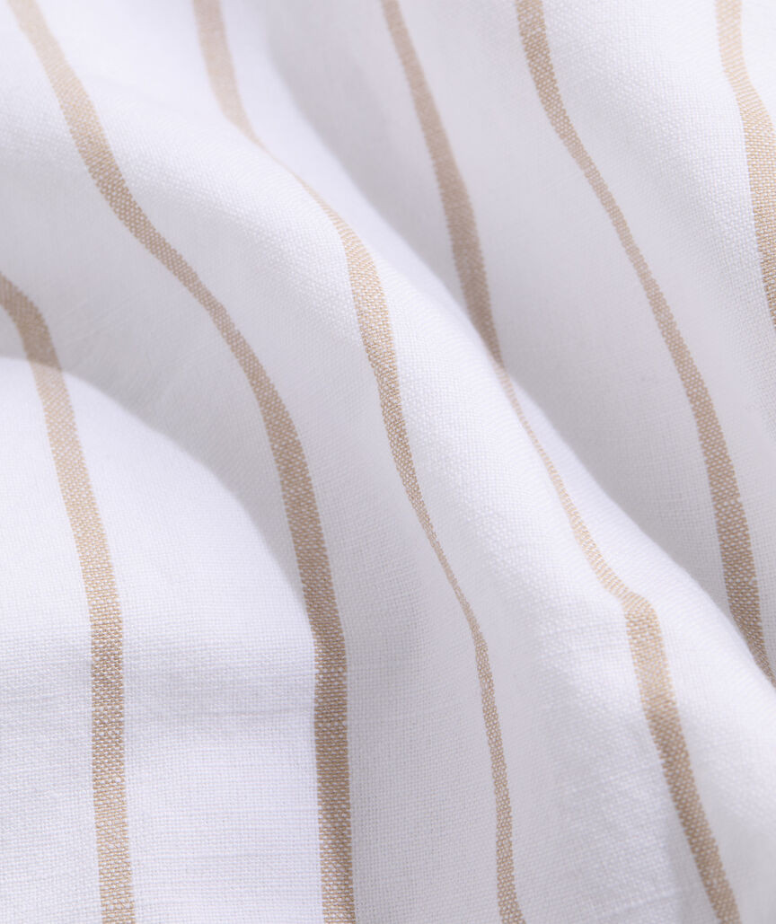 Linen Button-Front Shift Dress | vineyard vines