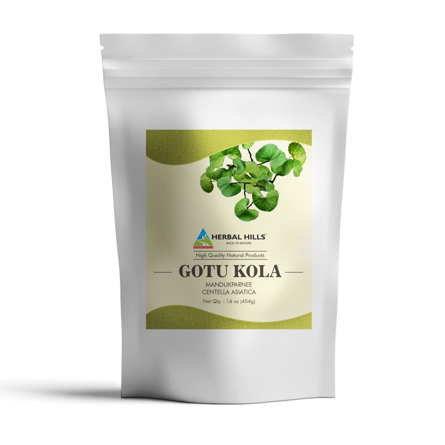 HERBAL HILLS Gotu Kola Powder Natural 16 Ounce Pack of 1 | Amazon (US)