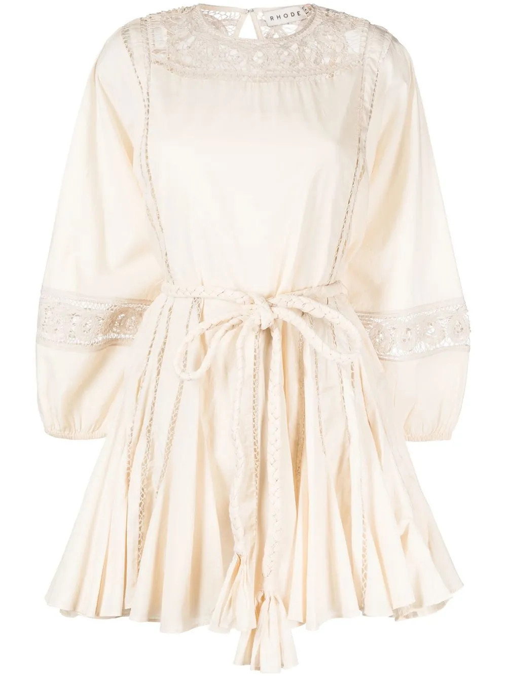 Ella corded-lace mini dress | Farfetch Global