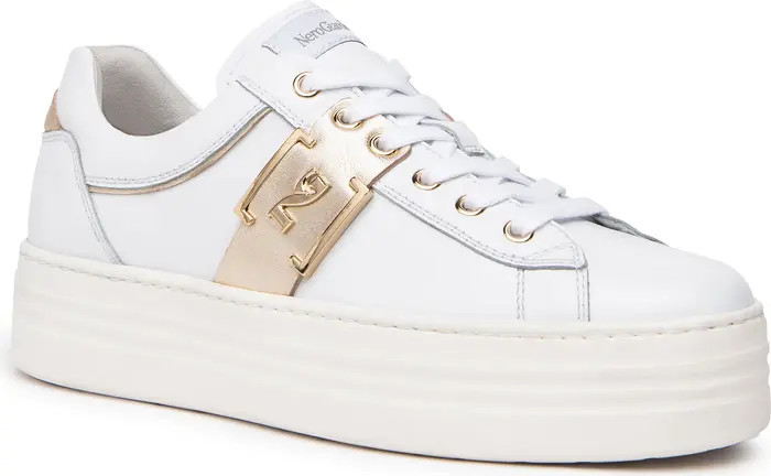 Logo Plate Platform Sneaker (Women) | Nordstrom