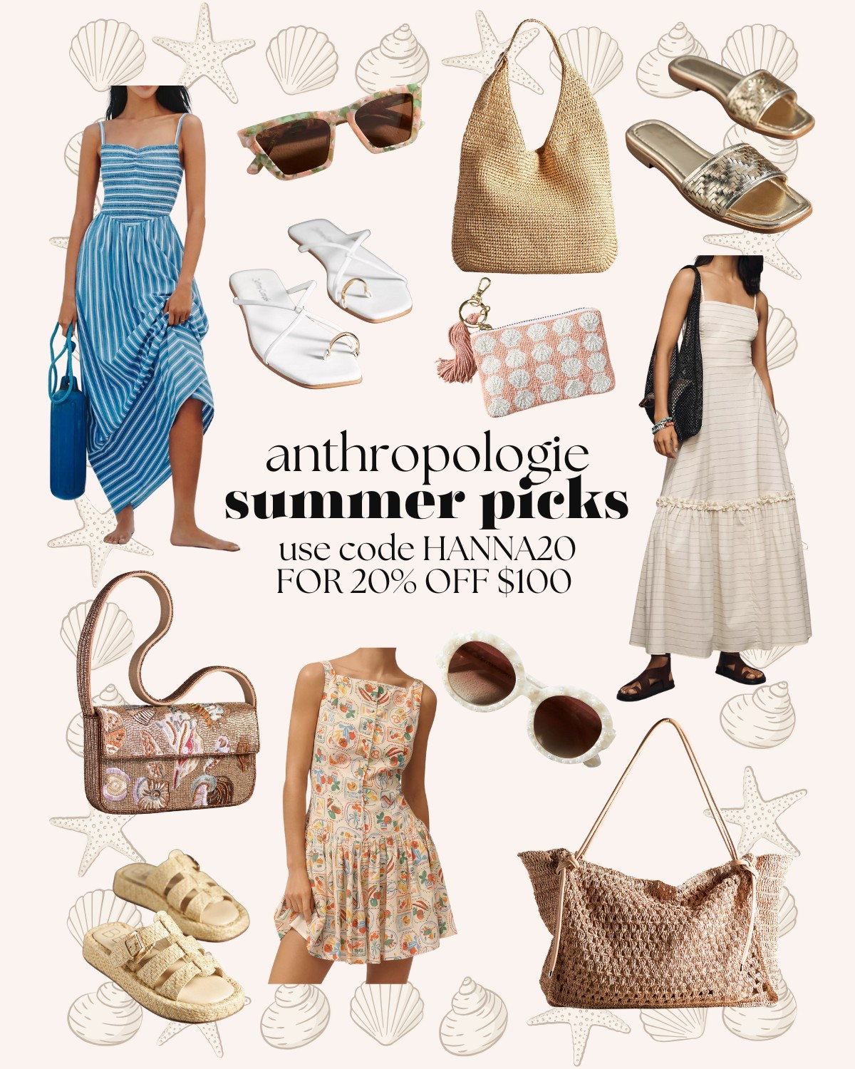 Anthropologie Summer Picks! Use my code HANNA20 for 20% off $100+

#LTKItBag #LTKShoeCrush #LTKGiftGuide