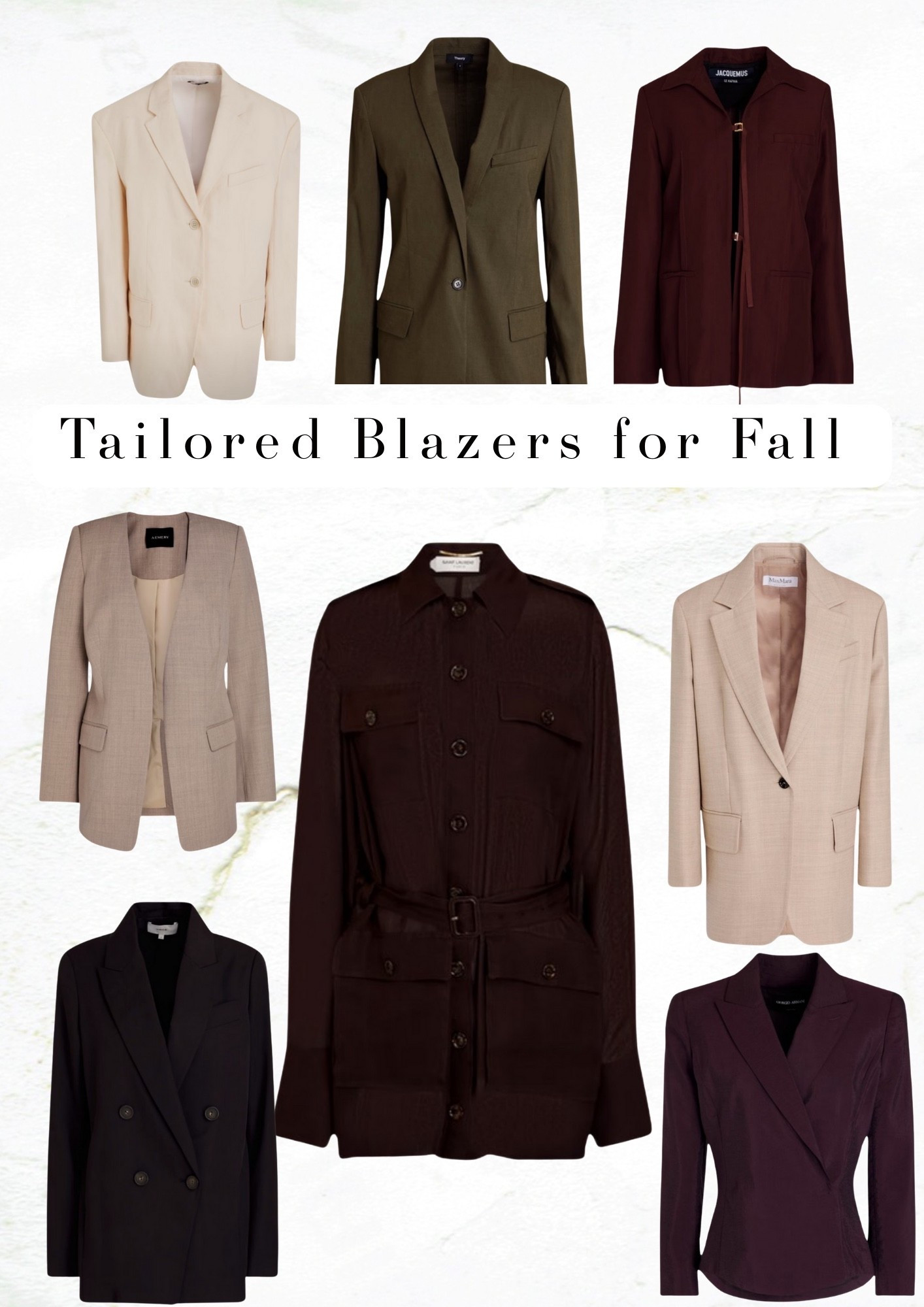 Back-to-work layers at outlet prices: every blazer here is from The Outnet with savings up to 70%. Neutrals, olive and deep burgundy in single & double-breasted cuts. Tap to shop your size and save this for your rentrée wardrobe planning.




….

the outnet blazer, designer blazer sale, 70% off blazer, tailored blazer, double-breasted blazer, oversized blazer, office outfit, fall workwear, workwear capsule, back to work, neutral blazer, burgundy blazer, olive blazer, black blazer, Parisian style

…

#LTKstyle #LTKSeasonal #LTKFinds #TheOutnet #BlazerSale #BackToWorkStyle #WorkwearCapsule #FallBlazer

#LTKworkwear #LTKsale #LTKautumn