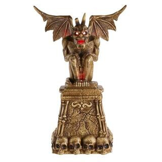 Home Accents Holiday 5.5 ft. Grave & Bones LED Gargoyle H13 25PA04030 - The Home Depot | The Home Depot