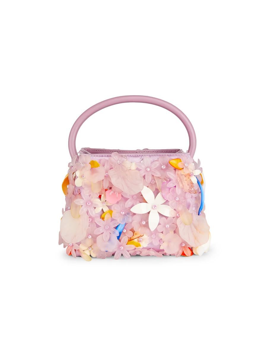 Mini Solene Leather Top Handle Bag | Saks Fifth Avenue