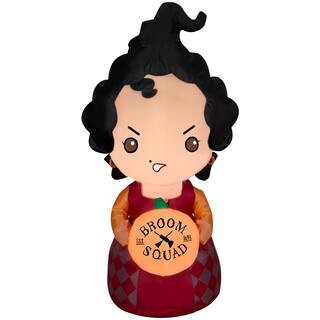 3.5 ft. H x 1.5 ft in. W x 2 ft. L Halloween Airblown Inflatable-Hocus Pocus Mary-SM-Disney G-227... | The Home Depot