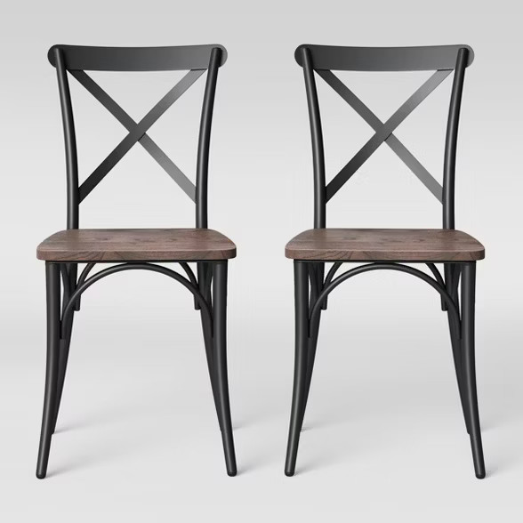 Malden French Bistro Dining Chair with Wood Seat - Threshold™ | Target