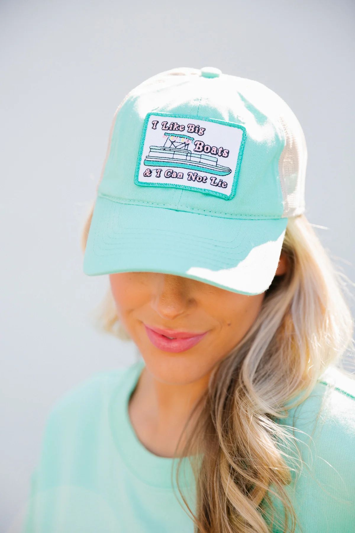 I LIKE BIG BOATS AND I CANNOT LIE PATCH HAT | Judith March