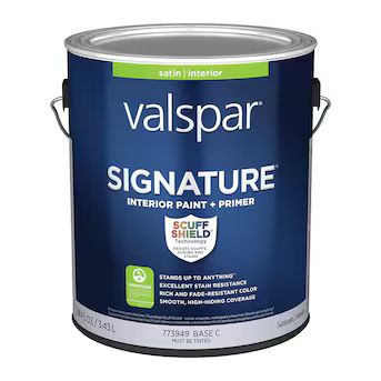 Valspar Signature Satin Base C Tintable Latex Interior Paint + Primer (1-Gallon) | Lowe's